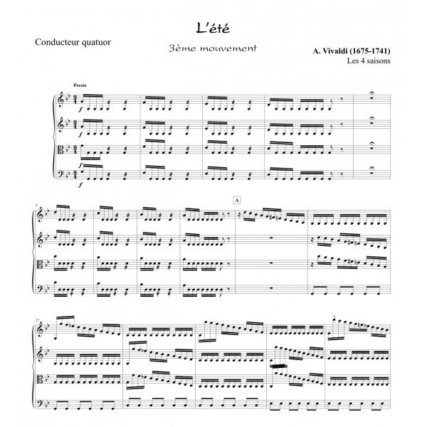 VIVALDI 4 SAISONS L